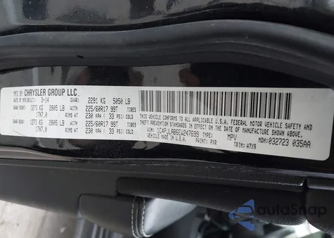 2014 Jeep Cherokee Sport z USA, uszkodzony, nr VIN 1C4PJLAB6EW247699